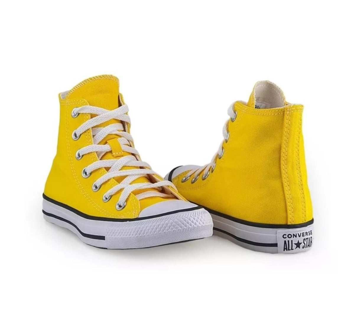 Tenis Bota Conv Amarelo Unissex Tamanho-0037