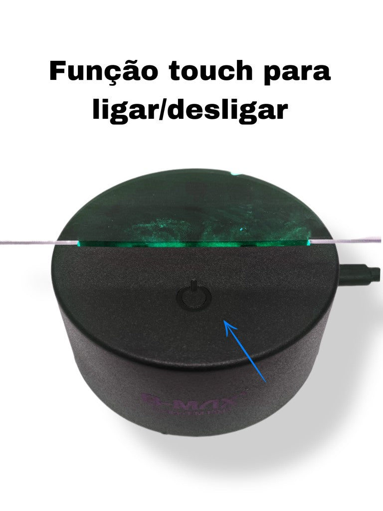Luminária Lousa De Mesa Com Led E Caneta para Escrever B-Max BM-F945