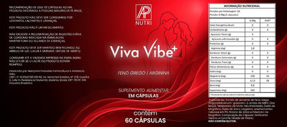 LIBIDO - Viva Vibe + (60 Cápsulas) - 1 UNIDADE