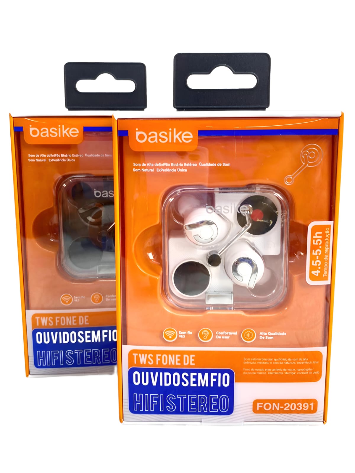 Fone De Ouvido Wireless Som Alta Definição Basike FON-20391