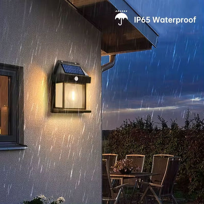 Luminária Arandela Recarregável Solar Com Sensor KR502