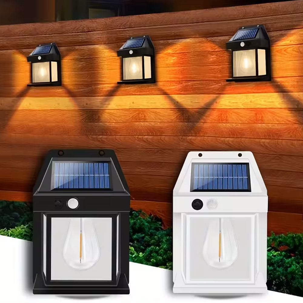 Luminária Arandela Recarregável Solar Com Sensor KR502