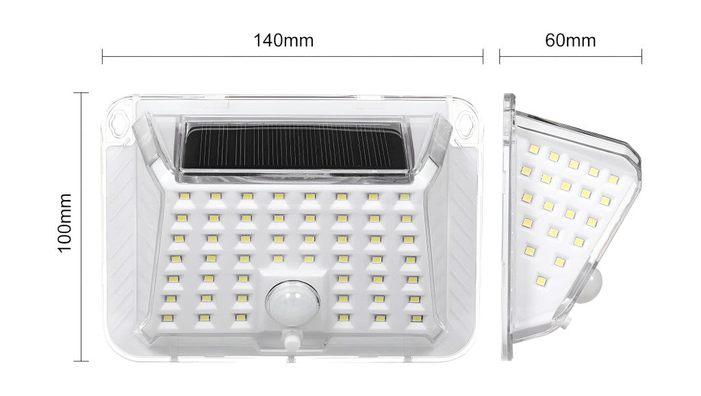 Luminária De Parede Energia Solar Sensor De Presença Inova KV-448