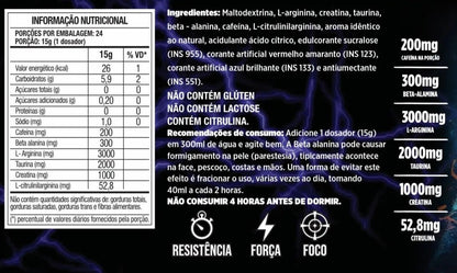 Pré-Treino Furious Bear – Mais Força no Treino
