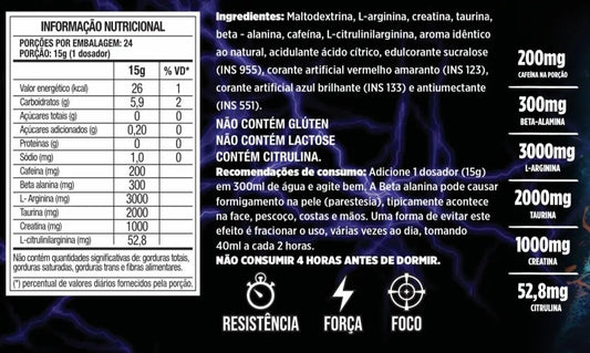 Pré-Treino Furious Bear – Mais Força no Treino