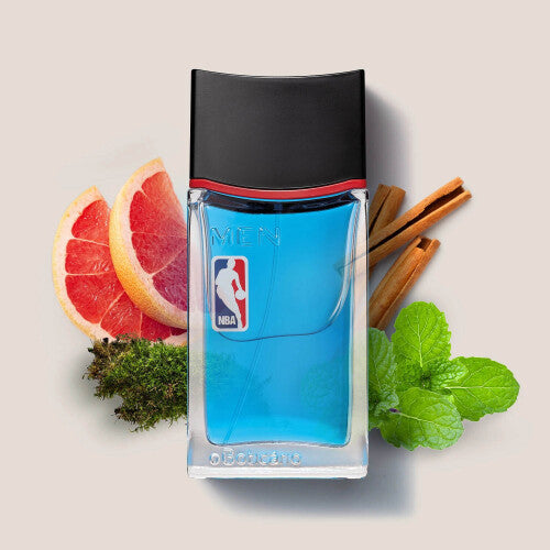 NBA Colonia Masculina 100ml + Gel 5 em 1 Cabelo, Corpo e Barba Men NBA 205g
